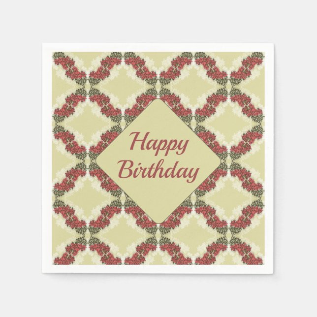 Bougainvillea Paper Napkins (Front)