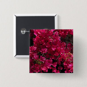 Bougainvillea Red Tropical Vining Shrub Photo 2 Inch Square Button