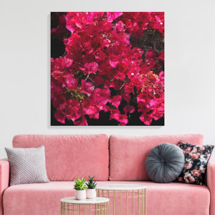 Bougainvillea Red Tropical Vining Shrub Photo Canvas Print