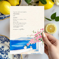 Bougainvillea Santorini Destination Wedding