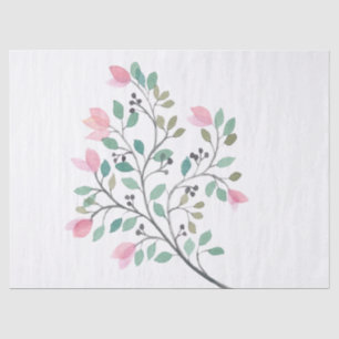 Bougainvillea Watercolor Tissue Paper