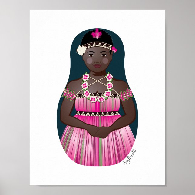 Bougainvillean Matryoshka Poster (Front)
