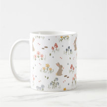 Bouge de Pâques Bunny Cadeau Enfants Café Mug Fleu