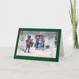 Bouges de pin de Rassemblement vintage - Une carte