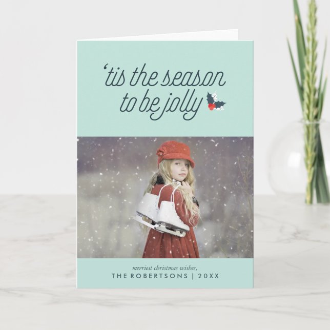 Boughs of Holly Festive Christmas Cards (Front)