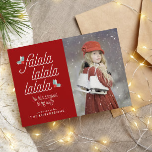 Boughs of Holly Festive Christmas Holiday Card