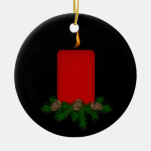 Bougie commémorative Ornement de Noël