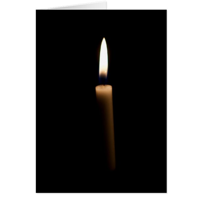 Bougie de Lit dans l'obscurité (Devant)