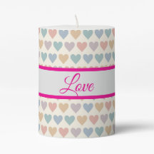 Bougie du pilier Love Intention | Intention positi