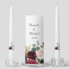 Bougie d'unité boho Rustique Floral de la Marine R