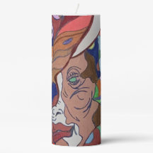 Bougie papillon de portrait feuille