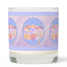 Bougie parfumée du jardin de printemps magique