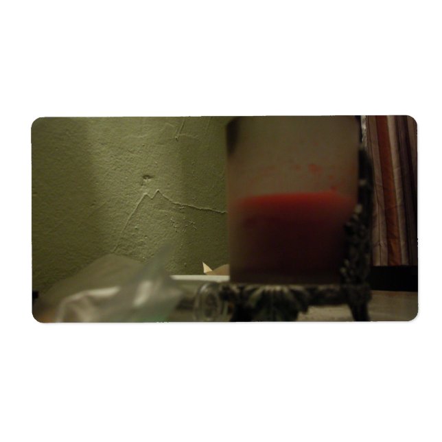 Bougie rouge (Devant)