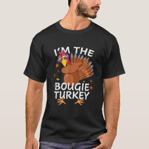 Bougie Turkey Matching Outfit Thanksgiving Pajamas T-Shirt
