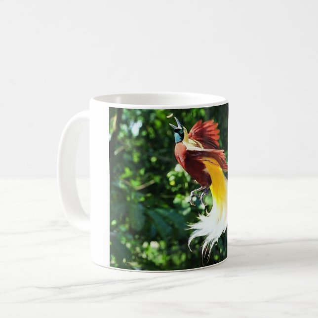 Bougs et tasses d'oiseaux de paradis (Devant gauche)
