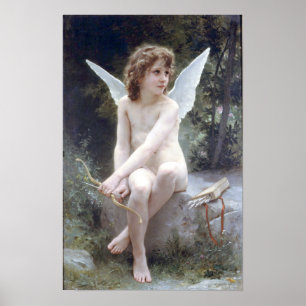 Bouguereau - Amour a l'Affut Poster