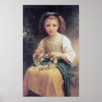 Bouguereau - Child Braiding A Crown, 1874