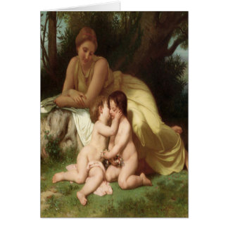 Bouguereau Embracer les enfants