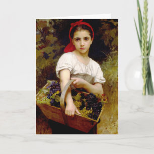 Bouguereau Harvester Greeting Card