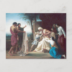 Bouguereau - Jacob Recevant le Tunique de son Fils Postcard
