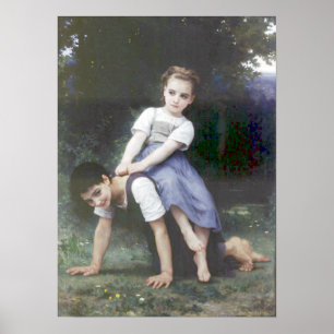 Bouguereau - La Bourrique Poster