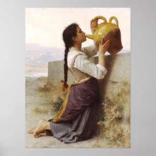 Bouguereau - La Soif Poster