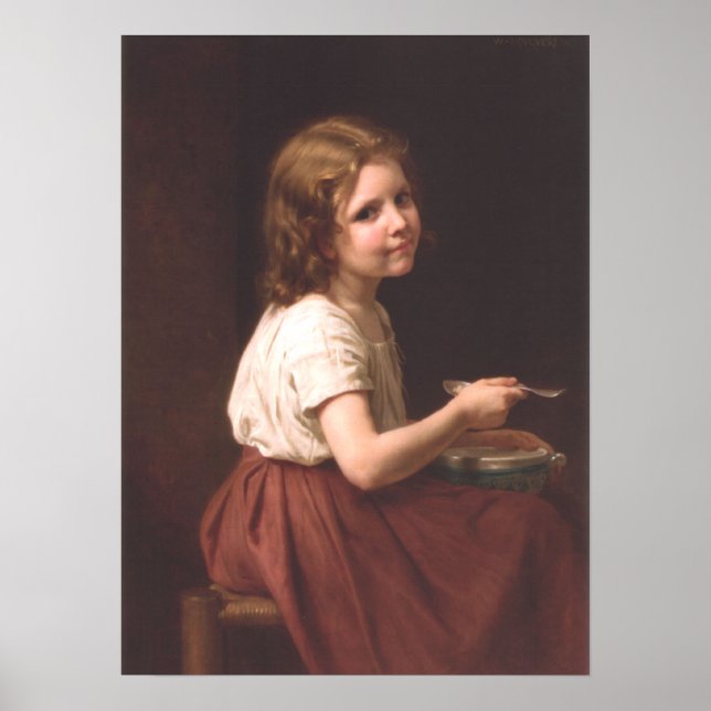 Bouguereau - La Soupe Poster (Front)