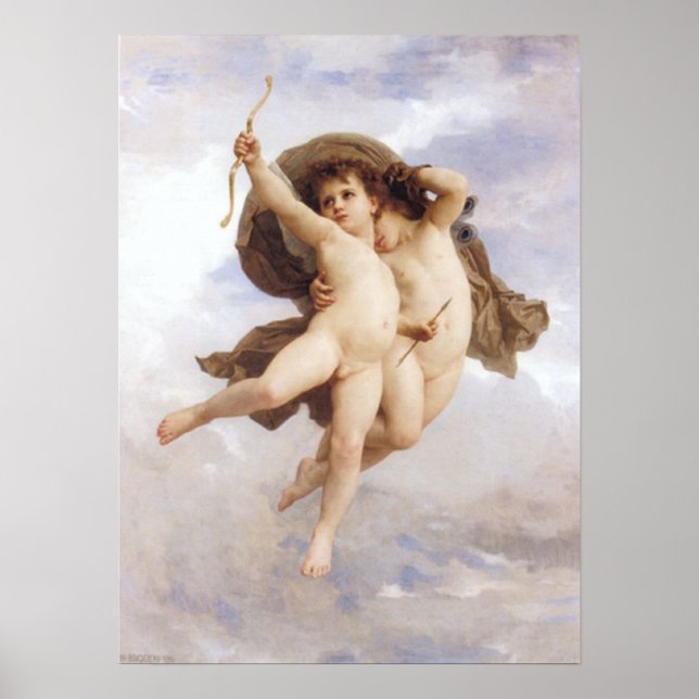 Bouguereau - L'Amour Vainqueur Poster (Front)