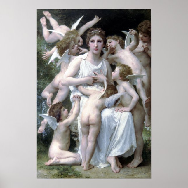 Bouguereau - L'Assaut Poster (Front)