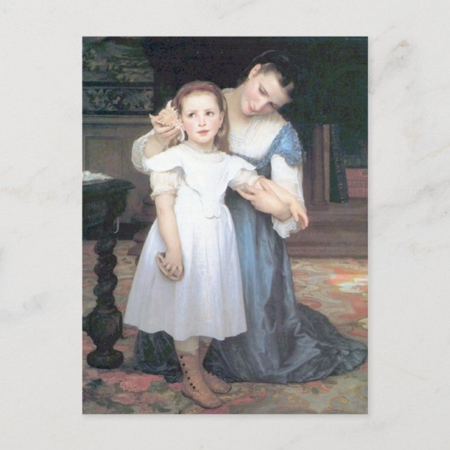 Bouguereau - Le Coquillage Postcard (Front)