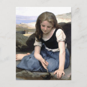 Bouguereau - Le Crabe Postcard