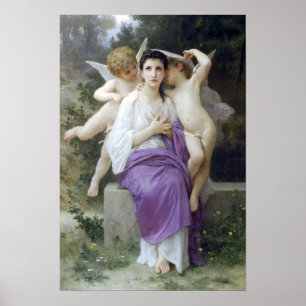 Bouguereau - L'Eveil du Coeur Poster