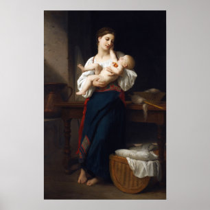 Bouguereau - Mother And Child Poster