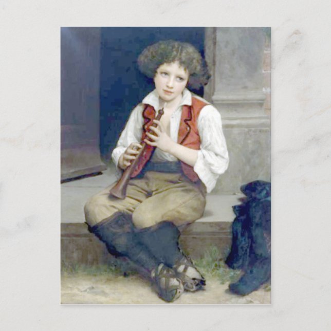 Bouguereau - Pifferaro Postcard (Front)