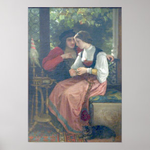 Bouguereau - Seduction Poster