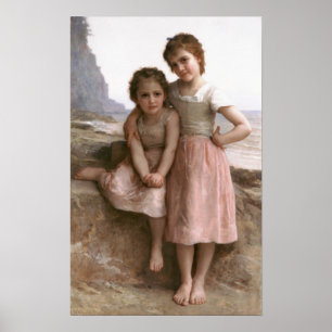 Bouguereau - Sur la Greve Poster