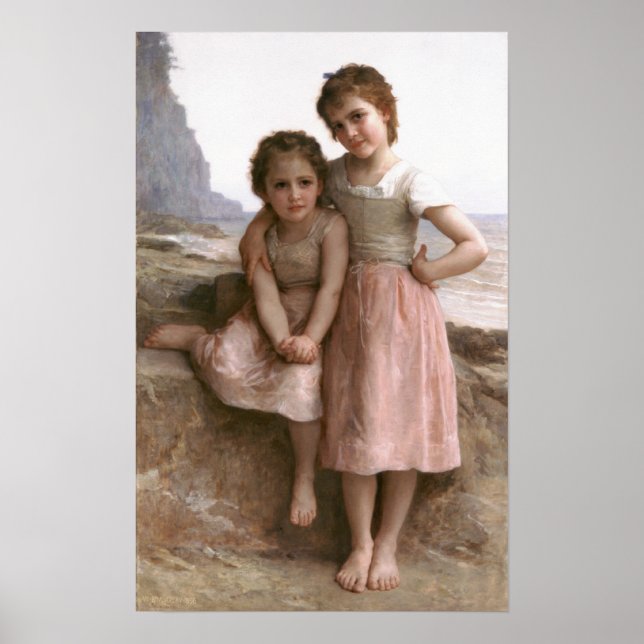 Bouguereau - Sur la Greve Poster (Front)