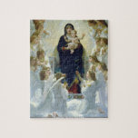 Bouguereau - The Virgin With Angels Jigsaw Puzzle<br><div class="desc">The Virgin With Angels by Bouguereau. Great painting titled The Virgin With Angels,  made by Bouguereau.</div>