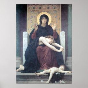 Bouguereau - Vierge Consolatrice Poster