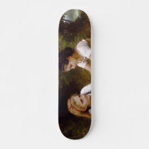 Bouguereau's 1882 The Nut Gatherers  Les noisettes Skateboard