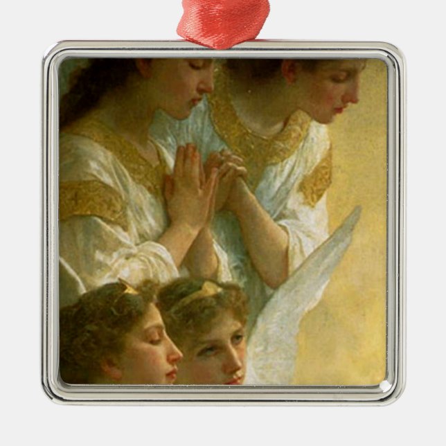 Bouguereau's Angels Metal Ornament (Front)