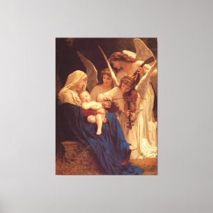 Bouguereau's Classic Painting: Song of the Angels Canvas Print