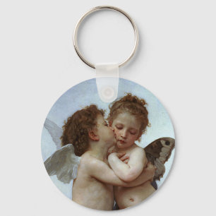 Bouguereau's L'Amour et Psyche, enfants (Cupid) Keychain