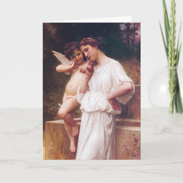 Bouguereau's "Love's Secret" - Card (Front)