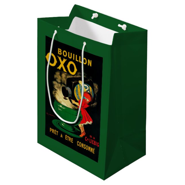 Bouillon OXO Vintage PoseterEurope Medium Gift Bag (Front Angled)
