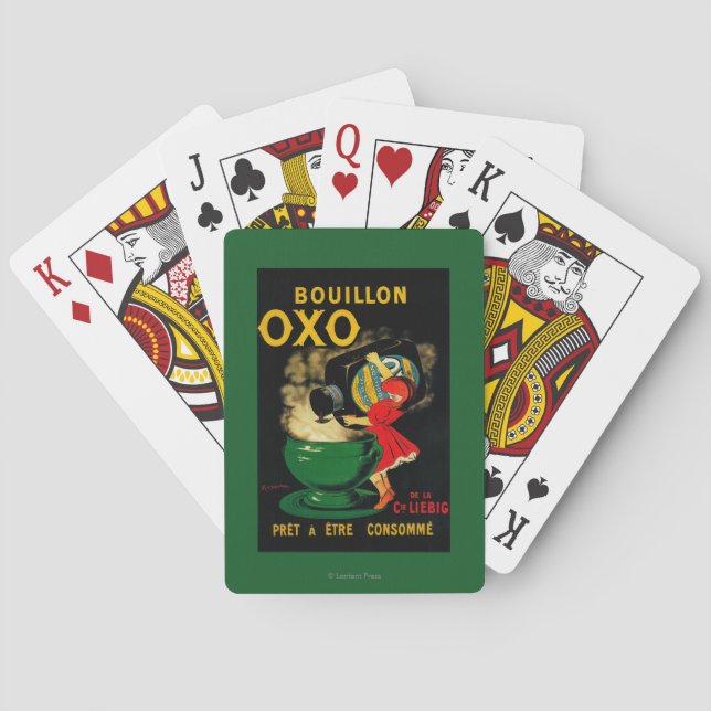 Bouillon OXO Vintage PoseterEurope Playing Cards (Back)
