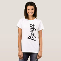 Boujee Popular Quote Black Artsy Typography Saying