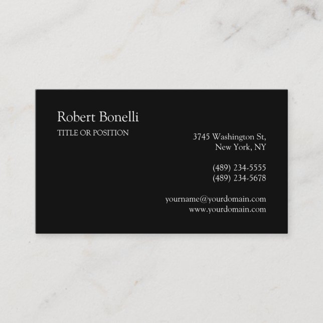 Boulangerie Automobile De Droit Noir Etc Carte de  (Devant)