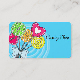 Boulangerie Blue Lollipop Carte de visite