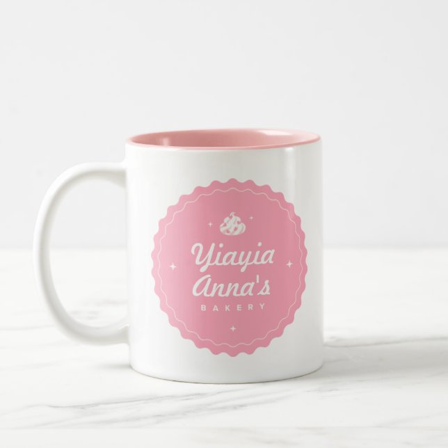 Boulangerie Café Mug personnalisé (Gauche)